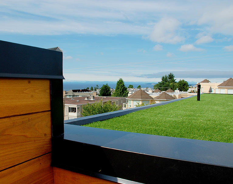 artificial grass roof top
