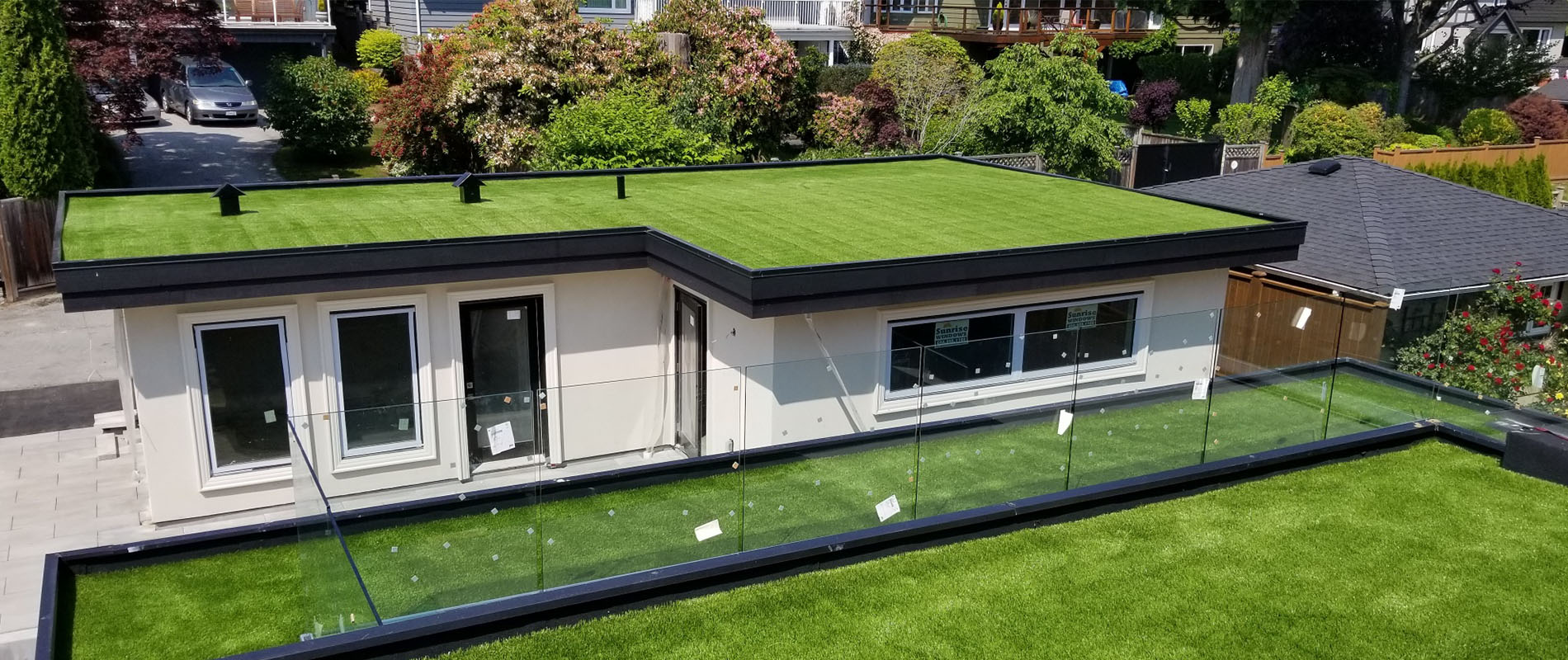 roof top artificial grass