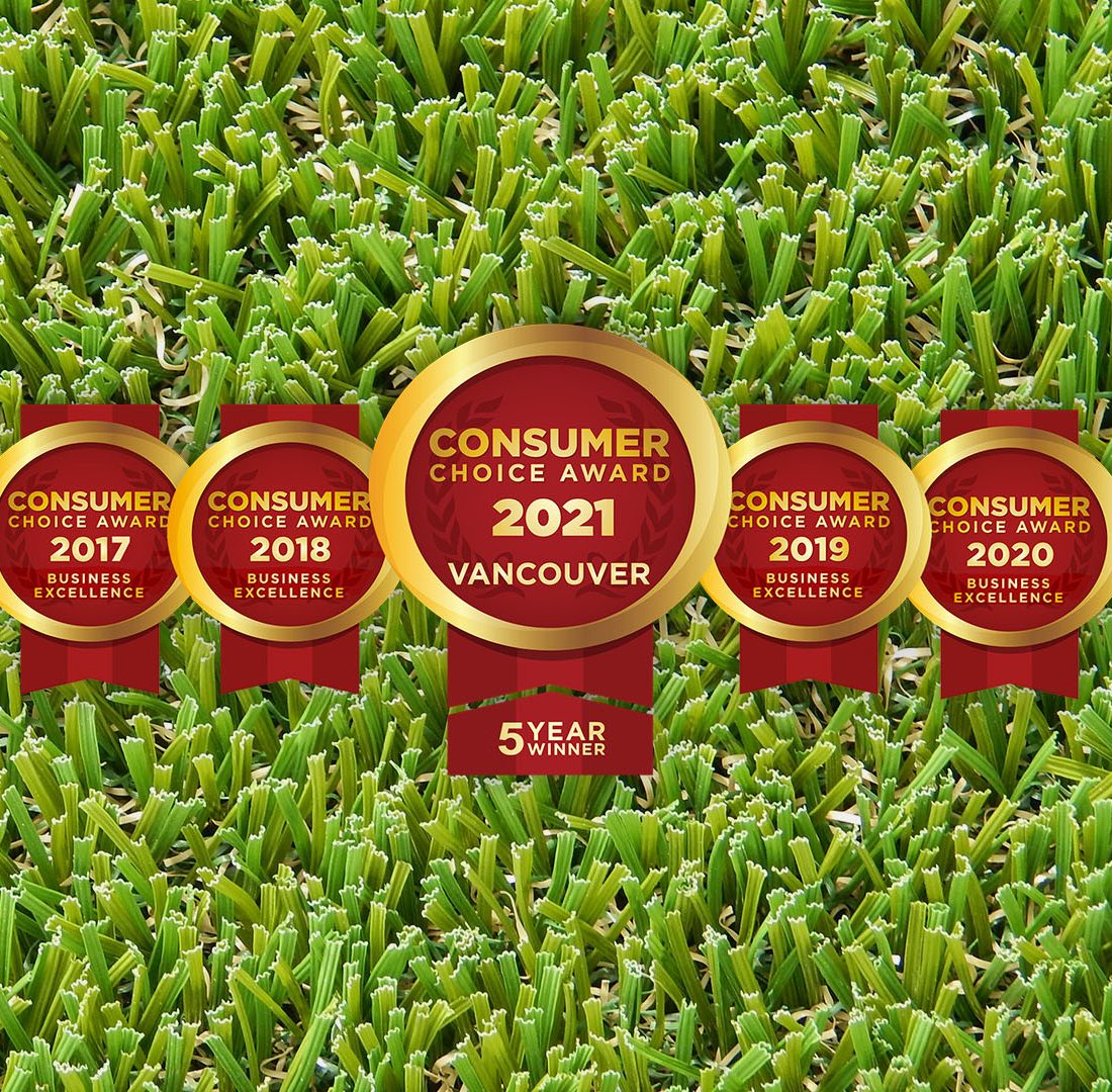 best artificial grass award winner badges